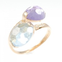 ゾッカイ カラーストーン リング