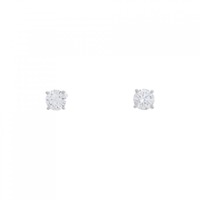 ティファニー ソリティア ピアス 0.20CT 0.20CT F SI1 3EXT