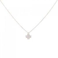 ヴァンドーム クロス ダイヤモンド ネックレス 0.23CT