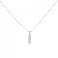 トリロジー ダイヤモンド ネックレス 1.00CT