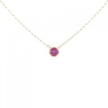 K18YG ルビー ネックレス