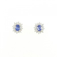 PT サファイヤ ピアス