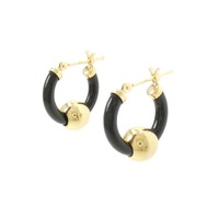 【新品】K18YG オニキス ピアス