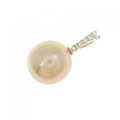 K18YG 白蝶パール ペンダント 12.2mm