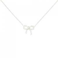 ティファニー メトロ ボウ ミニ ネックレス