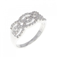 K18WG ダイヤモンド リング 0.50CT