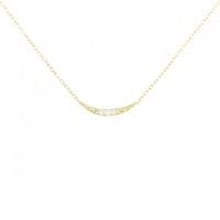 K18YG ダイヤモンド ネックレス 0.02CT