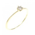 K18YG ダイヤモンド リング 0.10CT