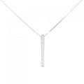 K18WG ダイヤモンド ネックレス 0.10CT