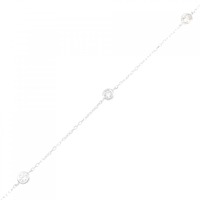 K18WG ダイヤモンド ブレスレット 0.23CT