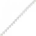 K18WG ダイヤモンド ブレスレット 1.50CT