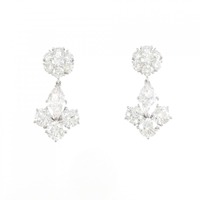 PT ダイヤモンド ピアス 0.542CT 0.556CT FaP SI2
