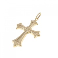 K18YG クロス ペンダント