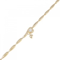 K18YG ダイヤモンド ブレスレット 0.07CT