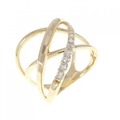 K18YG ダイヤモンド リング 0.25CT