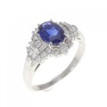 PT サファイヤ リング 0.68CT