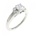 カルティエ バレリーナ リング 0.35CT E VVS1 3EXT