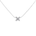 K18WG ダイヤモンド ネックレス 0.05CT