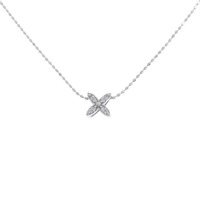 K18WG ダイヤモンド ネックレス 0.05CT