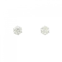 PT ソリティア ダイヤモンド ピアス 0.764CT