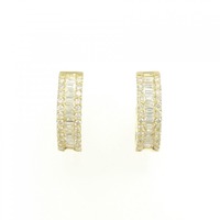 【新品】K18YG ダイヤモンド ピアス 0.60CT