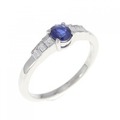 PT サファイヤ リング 0.35CT