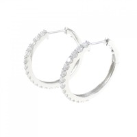 【新品】PT ダイヤモンド ピアス 0.805CT