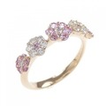 ポンテヴェキオ フラワー リング 0.28CT