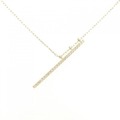 ヒロタカ ゴサマー オブリクネス ネックレス 0.12CT