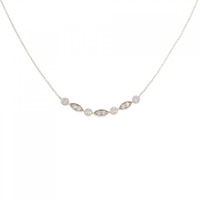K18YG ダイヤモンド ネックレス 0.37CT
