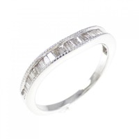K18WG ダイヤモンド リング 0.25CT