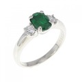PT エメラルド リング 0.63CT