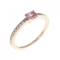 K18PG サファイヤ リング 0.291CT
