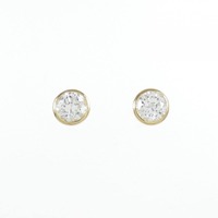 【リメイク】K18YG ダイヤモンド ピアス 0.203CT 0.208CT H SI1 VG-GOOD