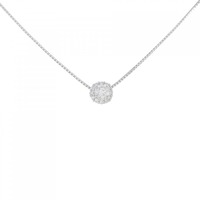 【新品】PT ダイヤモンド ネックレス 0.220CT D SI1 Good