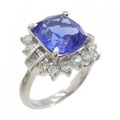 PT タンザナイト リング 3.53CT