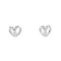 PT ハート ダイヤモンド ピアス