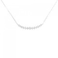 K18WG ダイヤモンド ネックレス 0.20CT