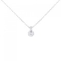 PT ソリティア ダイヤモンド ネックレス 0.35CT