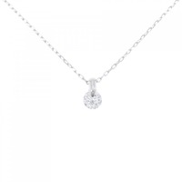 PT ソリティア ダイヤモンド ネックレス 0.35CT