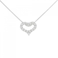 PT ハート ダイヤモンド ネックレス 0.30CT