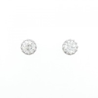 【リメイク】PT/ST ダイヤモンド ピアス 0.328CT 0.342CT D SI2 VG