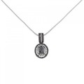 K18WG/K18BG ダイヤモンド ネックレス 1.08CT