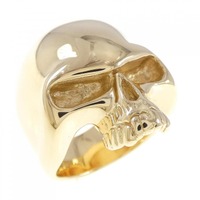 K18YG スカル リング