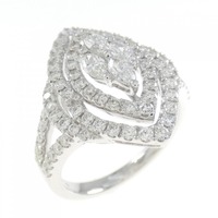 K18WG ダイヤモンド リング 1.20CT