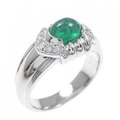 PT エメラルド リング 0.73CT