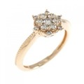 K18PG ダイヤモンド リング 0.32CT