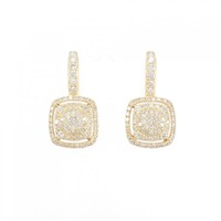 K18YG ダイヤモンド ピアス 0.80CT