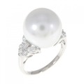 PT 白蝶パール リング 13.2mm