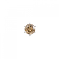 【リメイク】PT ダイヤモンド ピアス 片耳 0.904CT